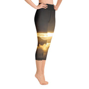 Cross Mountain Yoga Capri Leggings - 57 Peaks